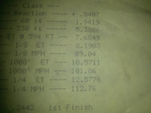 1997 Red Pontiac Grand Prix GTP Timeslip Scan